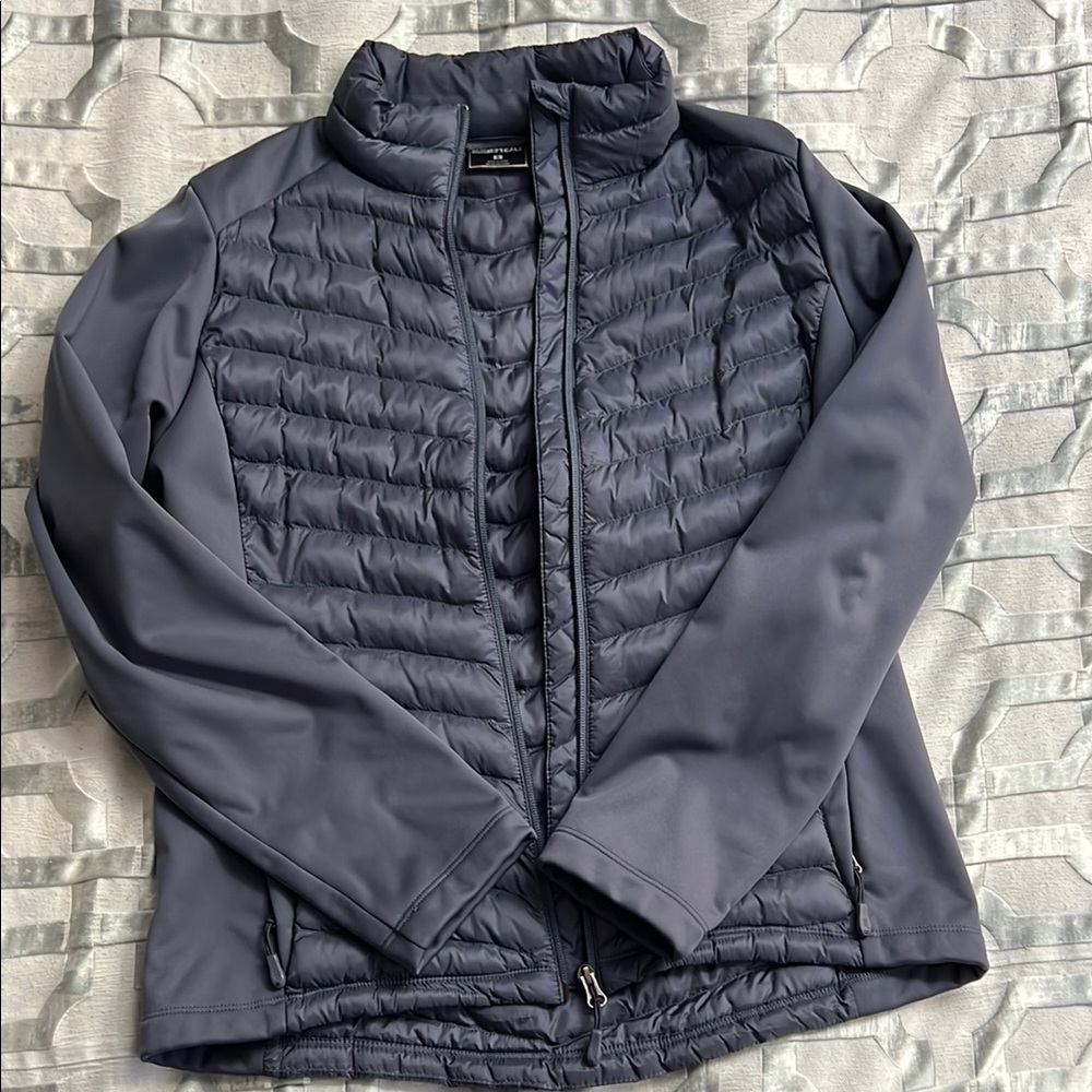 32 Heat Lightweight Quilted Navy/gray Jacket